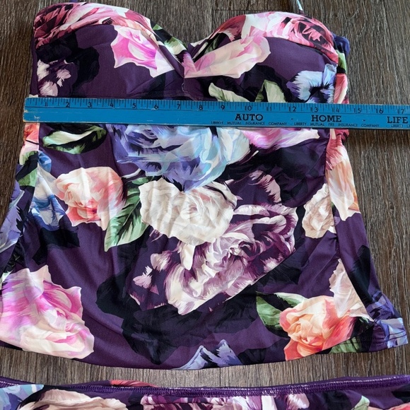 La Blanca size 12 tankini 3-piece set - Picture 5 of 12